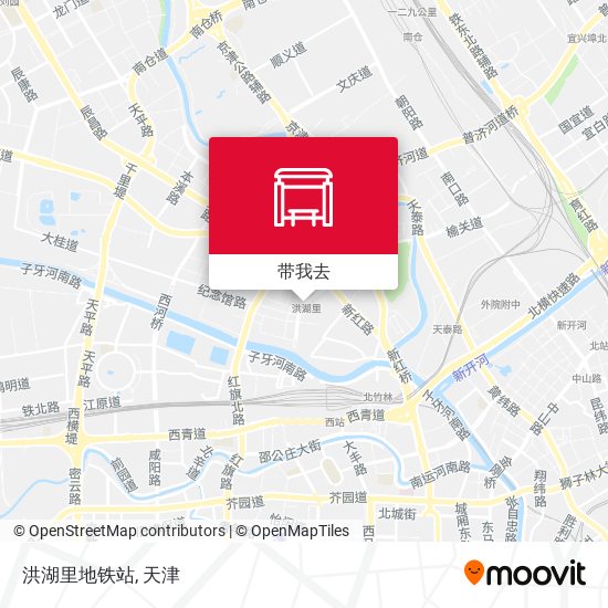 洪湖里地铁站地图