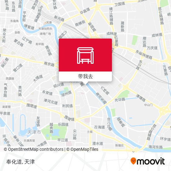 奉化道地图