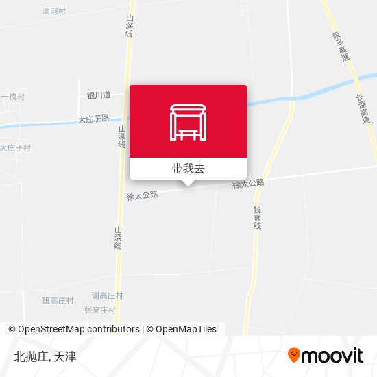 北抛庄地图