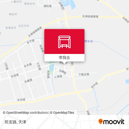 民安路地图