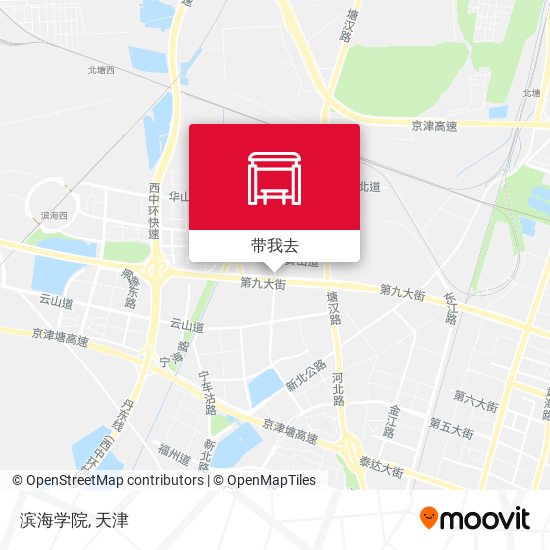 滨海学院地图