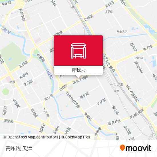 高峰路地图