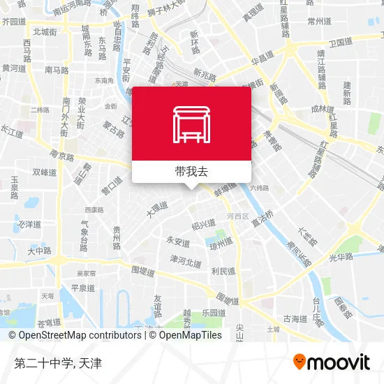 第二十中学地图