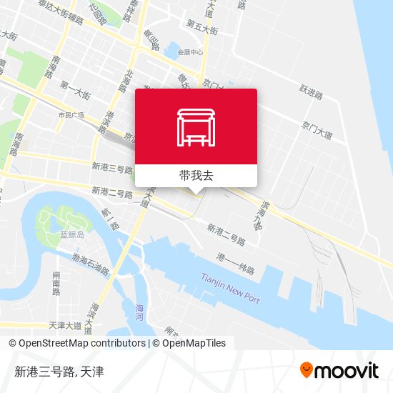 新港三号路地图
