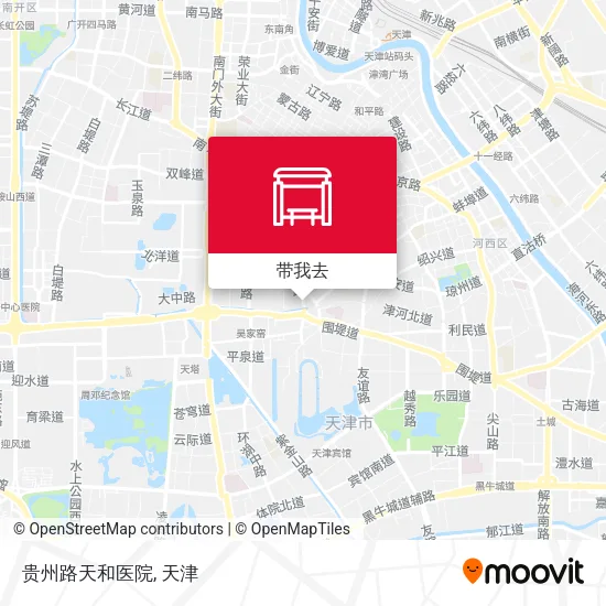 贵州路天和医院地图