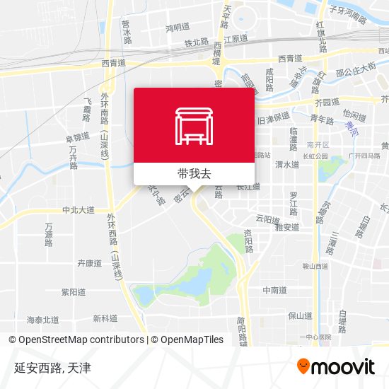 延安西路地图