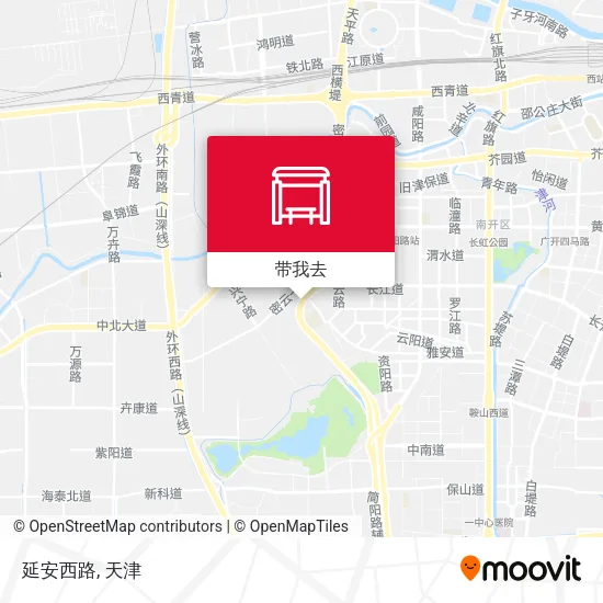 延安西路地图