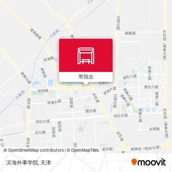 滨海外事学院地图