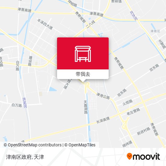 津南区政府地图