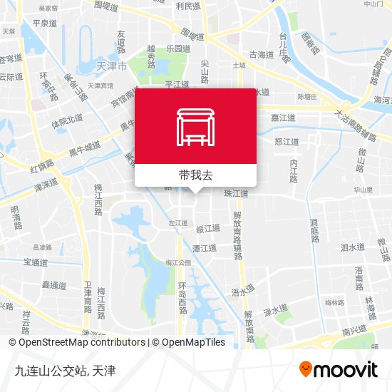 九连山公交站地图