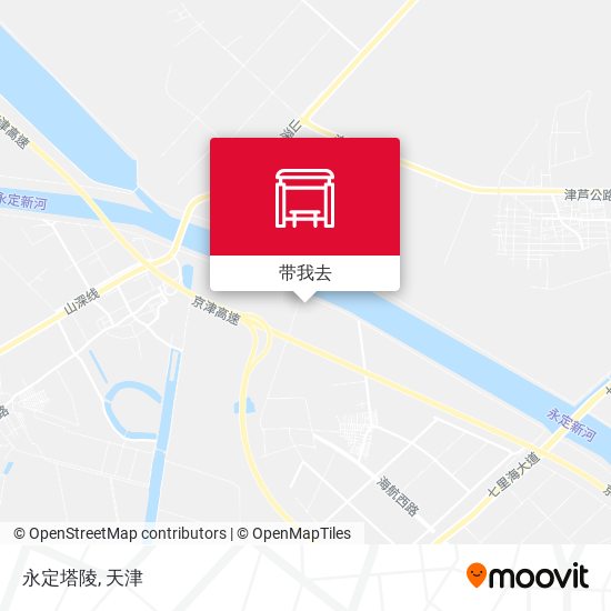 永定塔陵地图