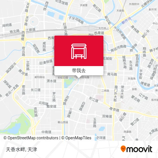 天香水畔地图
