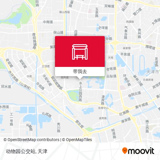 动物园公交站地图