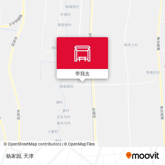 杨家园地图