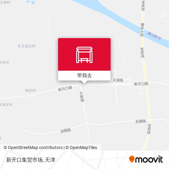 新开口集贸市场地图