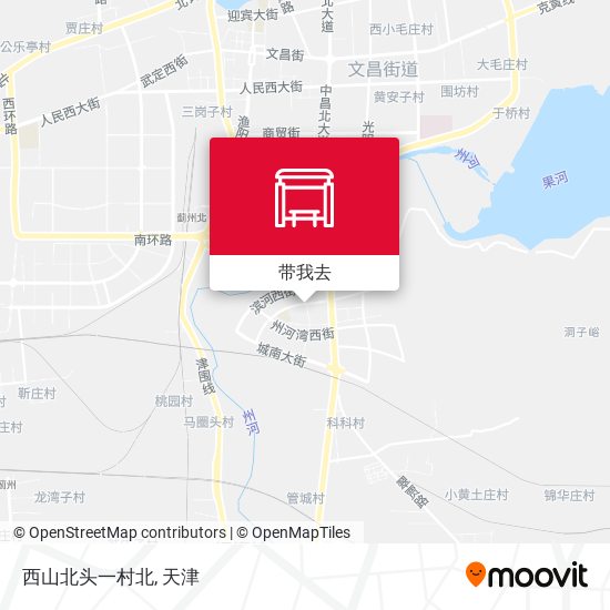 西山北头一村北地图
