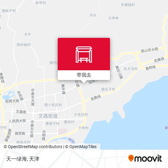 天一绿海地图