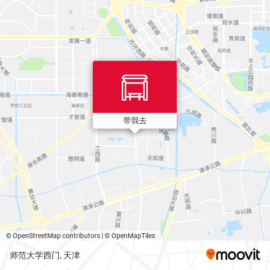 师范大学西门地图