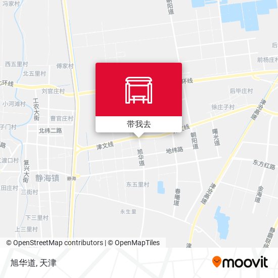 旭华道地图