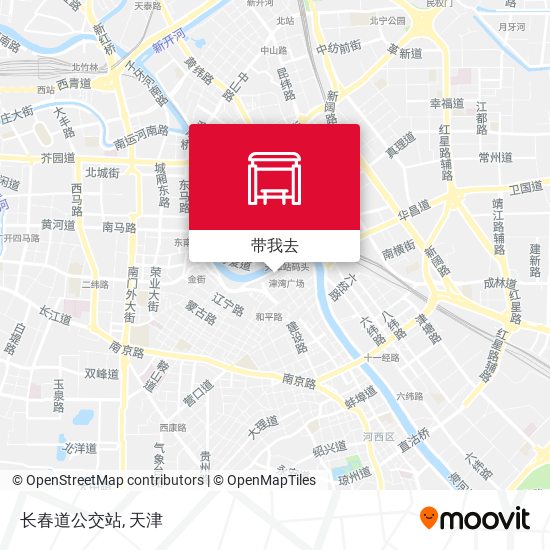 长春道公交站地图
