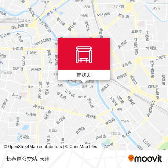 长春道公交站地图