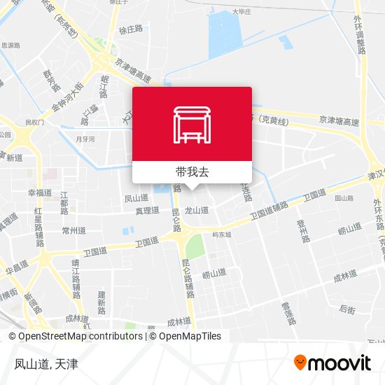 凤山道地图