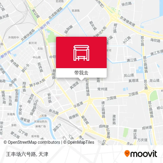 王串场六号路地图