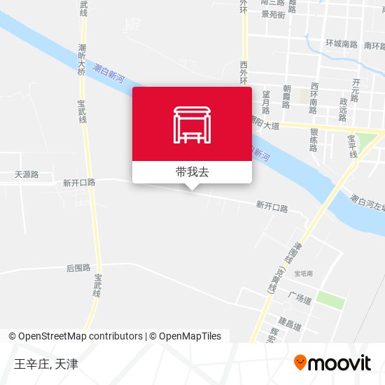 王辛庄地图