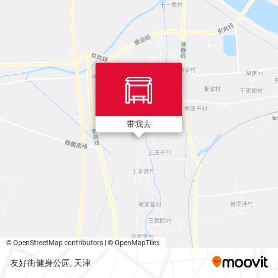 友好街健身公园地图