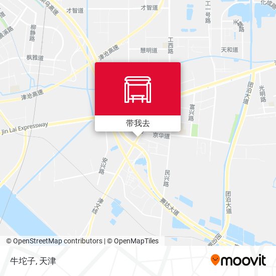 牛坨子地图