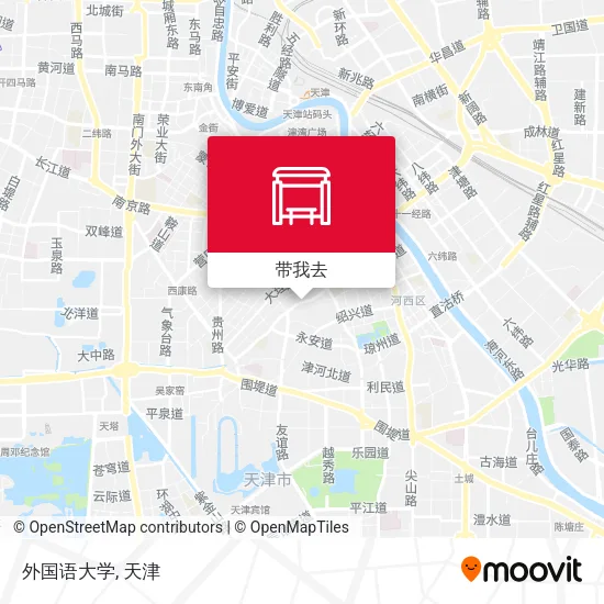 外国语大学地图