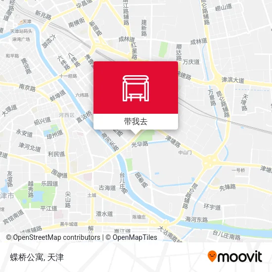 蝶桥公寓地图