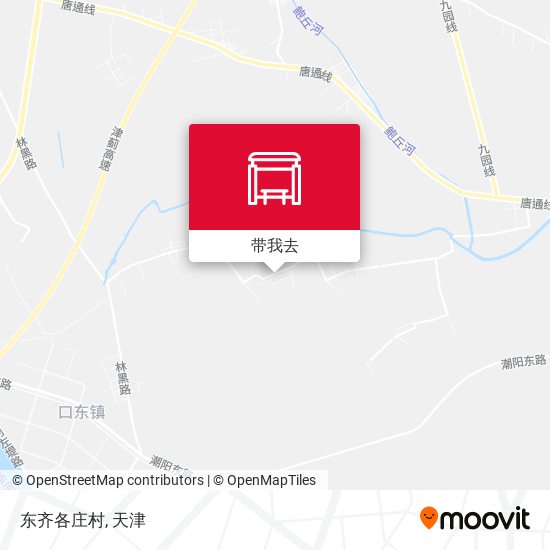 东齐各庄村地图