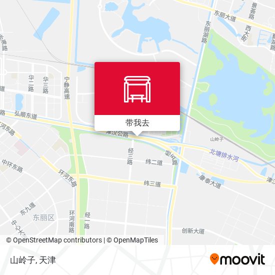 山岭子地图