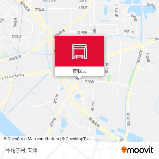 牛坨子村地图