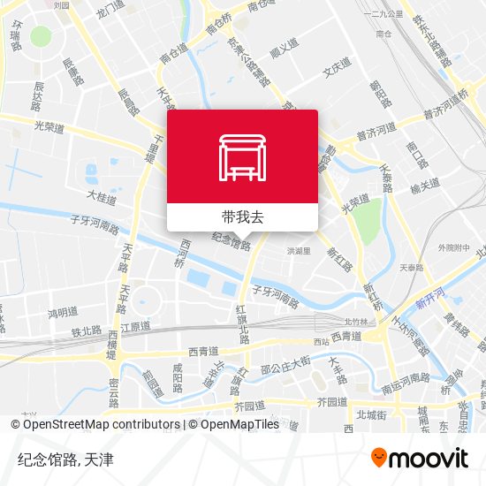 纪念馆路地图