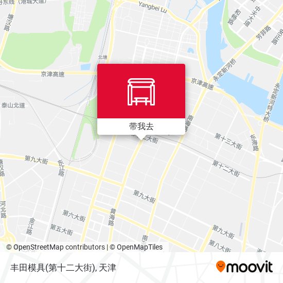 丰田模具(第十二大街)地图