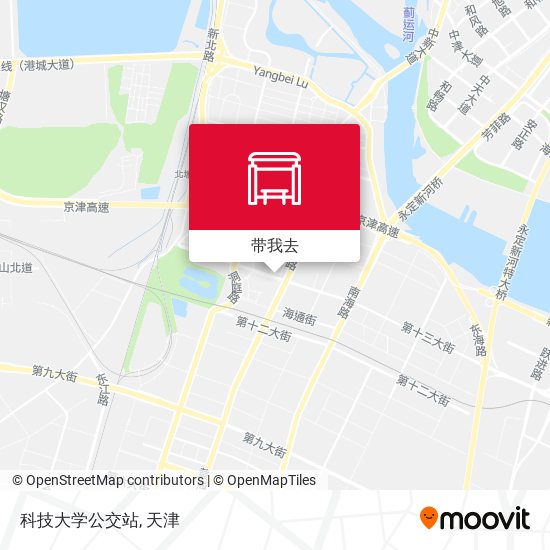 科技大学公交站地图