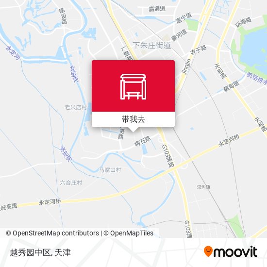 越秀园中区地图