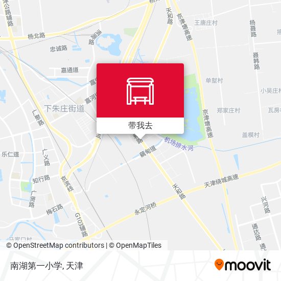 南湖第一小学地图