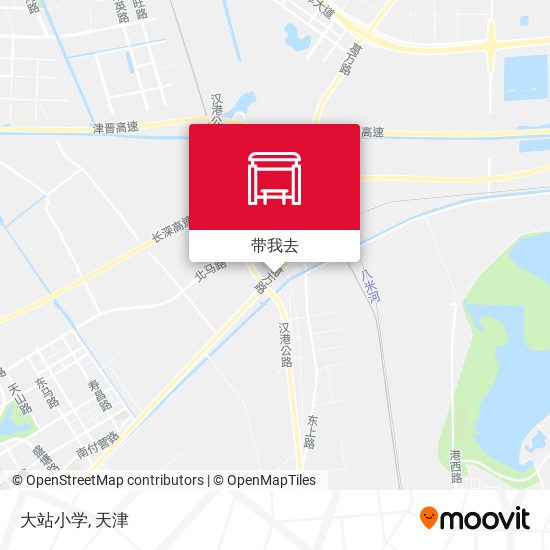 大站小学地图