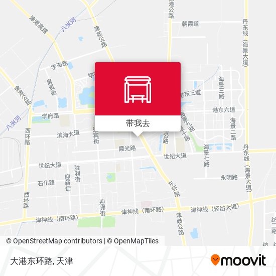 大港东环路地图