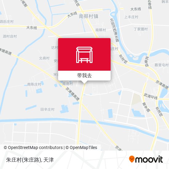 朱庄村(朱庄路)地图