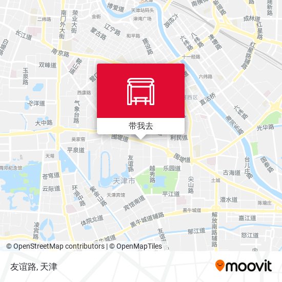 友谊路地图