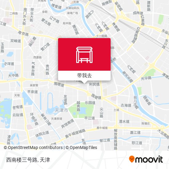 西南楼三号路地图