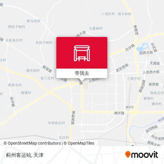 蓟州客运站地图