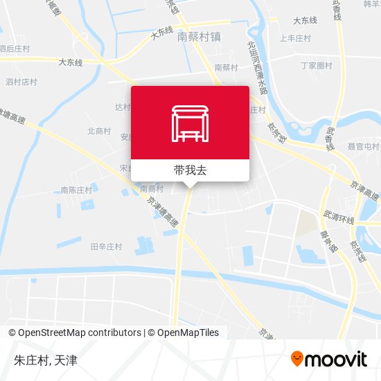 朱庄村地图