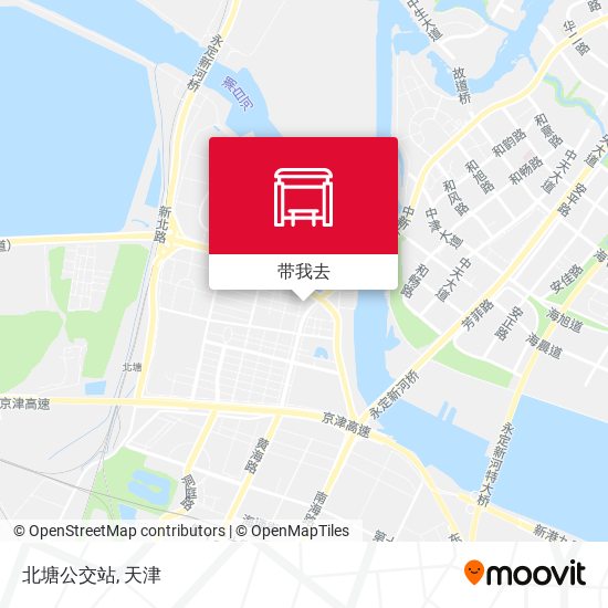 北塘公交站地图