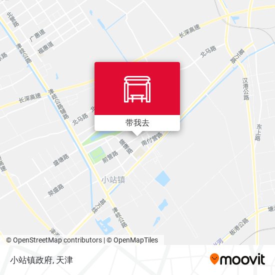 小站镇政府地图
