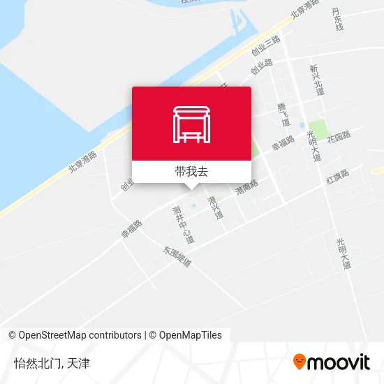 怡然北门地图